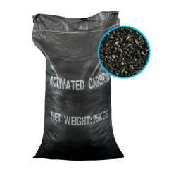 Granulované aktivní uhlí | Typ 8×30, 1050 mg/g | 56 l/25kg/pytel